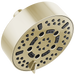 Brizo Universal Showering: 5” Linear Round H2Okinetic Multi-Function Wall Mount Shower Head - 1.75 GPM