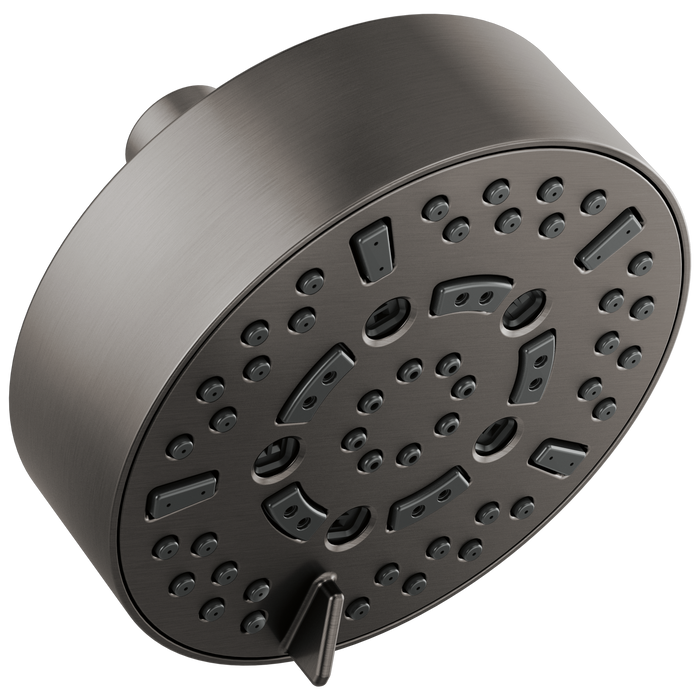 Brizo Universal Showering: 5” Linear Round H2Okinetic Multi-Function Wall Mount Shower Head - 1.75 GPM