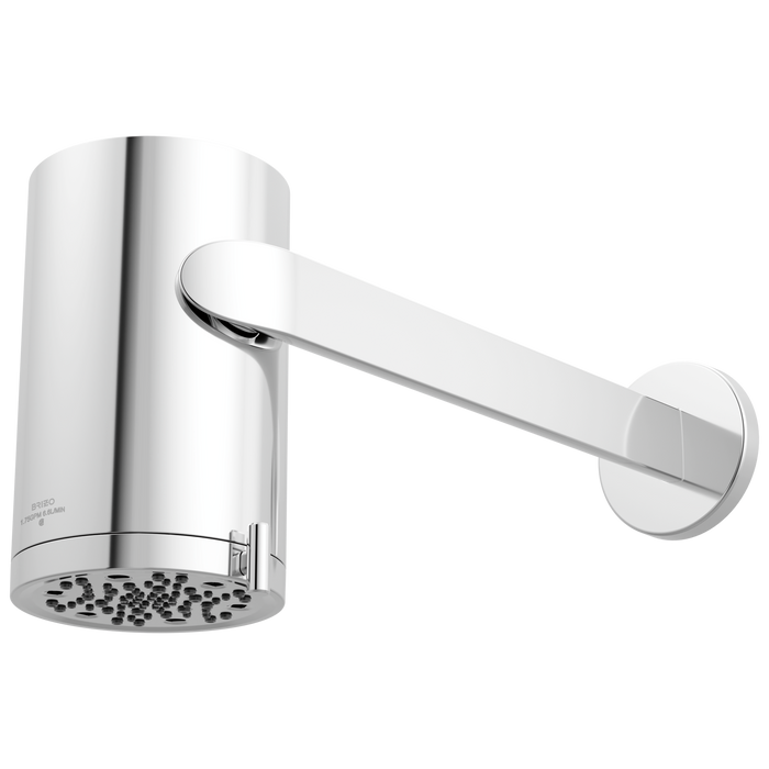 Brizo Roccesco 873110 Multi-Function Sconce Wall Mount Shower Head with Shower Arm and Flange - 1.75 GPM - Chrome