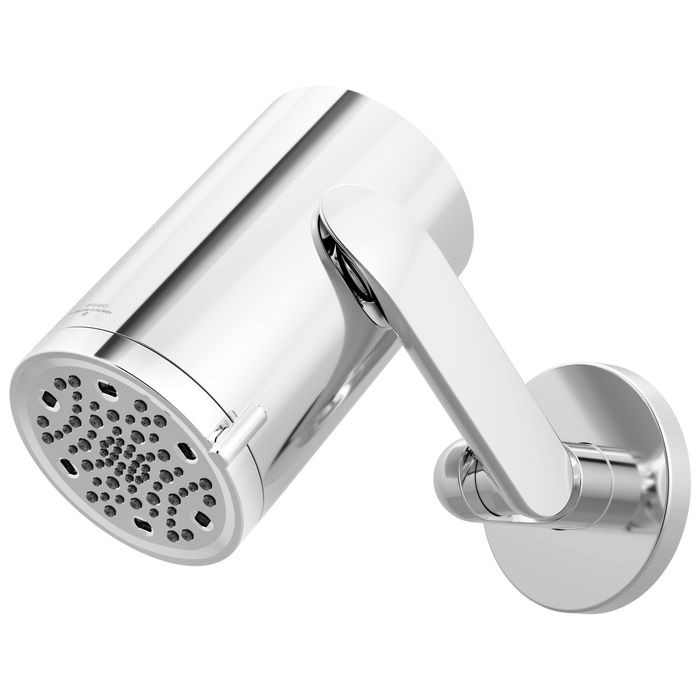 Brizo Roccesco 873111 Multi-Function Sconce Wall Mount Shower Head with Jointed Shower Arm and Flange - 1.75 GPM - Chrome
