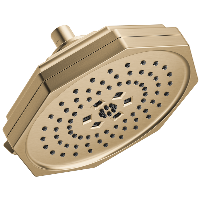 Brizo Beauclere 87465 8" H2OKINETIC Multi-Function Shower Head - Luxe Gold