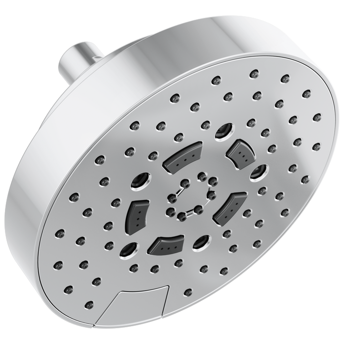 Brizo Essential Shower 87492 7” Linear Round H2Okinetic Multi-Function Wall Mount Shower Head - 1.5 GPM - Chrome