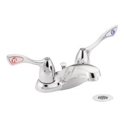 Moen 8810 Double Handle Centerset Bathroom Faucet from the M-Bition Collection Included Valve in Chrome