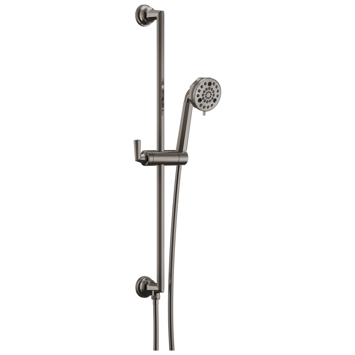 Brizo Beauclere 88765 Multi-Function Slide-Bar Hand Shower - Brilliance Black Onyx