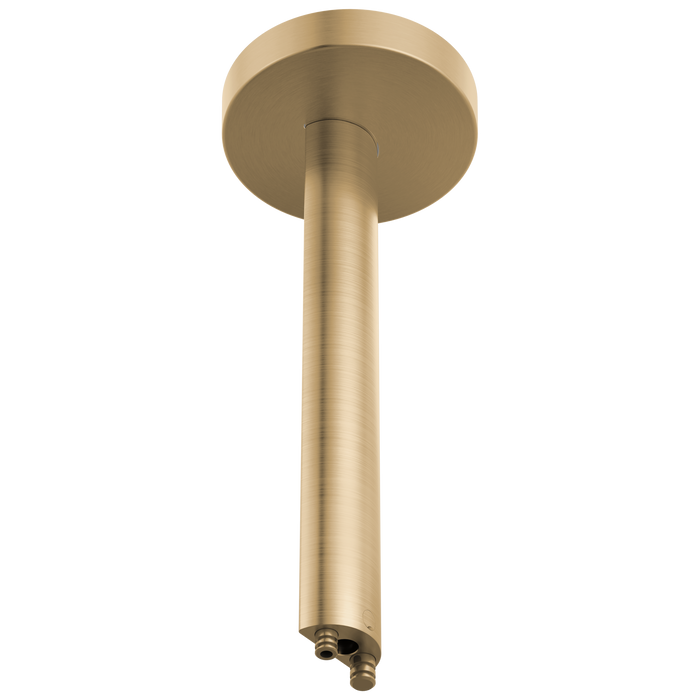 Brizo Roccesco 899110 12" Ceiling Mount Shower Arm and Flange - Luxe Gold