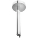 Brizo Roccesco 899110 12" Ceiling Mount Shower Arm and Flange - Chrome