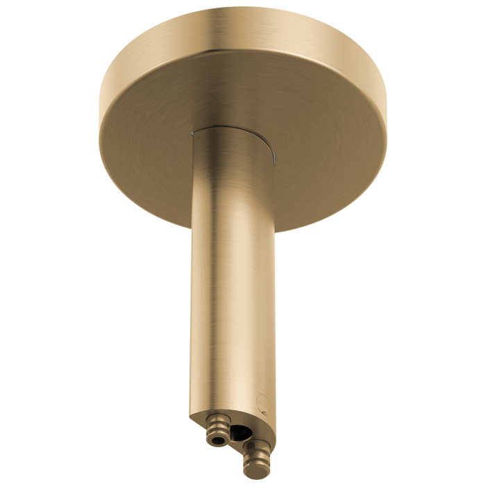 Brizo Roccesco 899110 6" Ceiling Mount Shower Arm and Flange - Luxe Gold