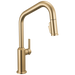 Delta Cordova 9085 Single Handle Pull-Down Kitchen Faucet - Lumicoat Champagne Bronze