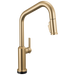 Delta Cordova 9085TL Touch2O Technology Kitchen Faucet with Touchless Technology - Lumicoat Champagne Bronze