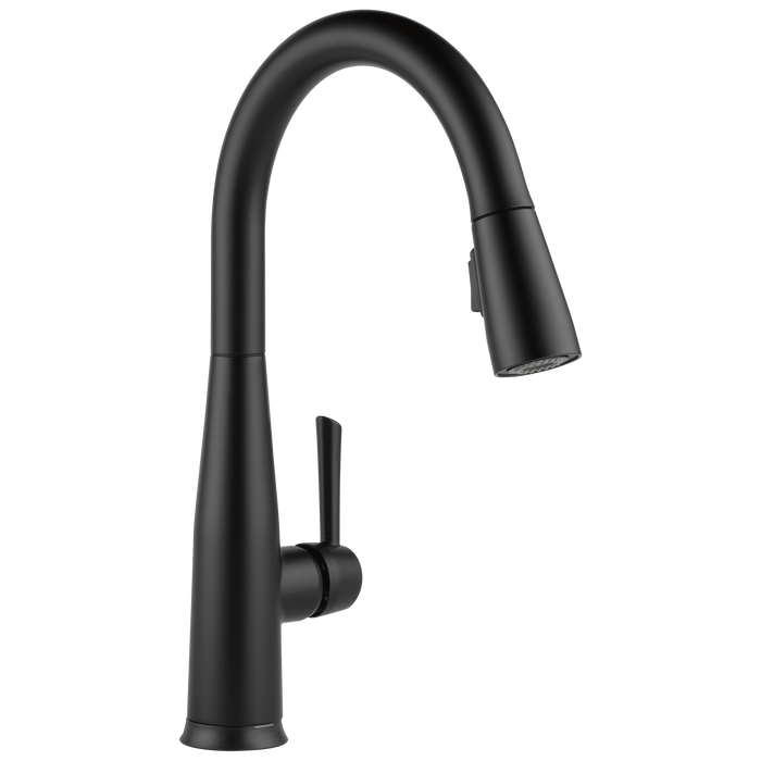Delta Essa 9113TL TouchTouch 2O Technology Kitchen Faucet with Touchless Technology - Matte Black