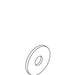 KOHLER K-91643 Plain Washer, 5/16