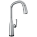 Delta Stryke 9176TL-AR-PR TouchTouch 2O Technology Kitchen Faucet with Touchless Technology - Lumicoat Arctic Stainless