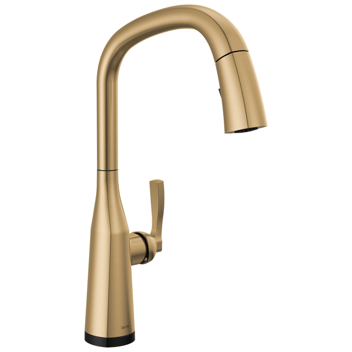 Delta Stryke 9176TL-AR-PR TouchTouch 2O Technology Kitchen Faucet with Touchless Technology - Lumicoat Champagne Bronze