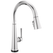 Delta Emmeline 9182TL TouchTouch 2O Technology Kitchen Faucet with Touchless Technology - Lumicoat Chrome