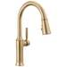 Delta Renaldi 9184 Single Handle Pull-Down Kitchen Faucet - Lumicoat Champagne Bronze