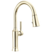 Delta Renaldi 9184 Single Handle Pull-Down Kitchen Faucet - Lumicoat Polished Nickel