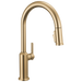 Delta Cordova 9185 Single Handle Pull-Down Kitchen Faucet - Lumicoat Champagne Bronze
