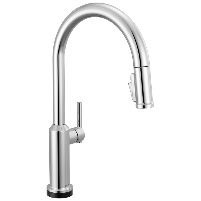 Delta Cordova 9185TL Touch2O Technology Kitchen Faucet with Touchless Technology - Lumicoat Chrome