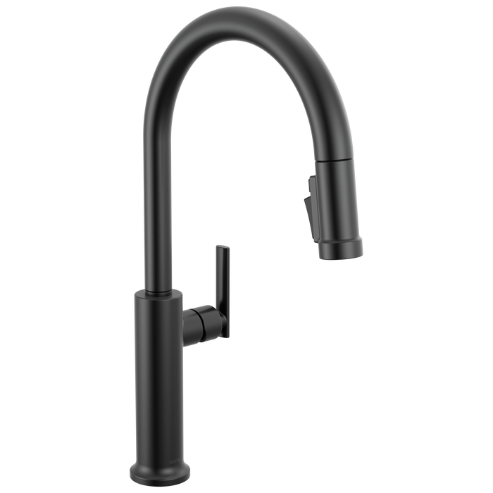 Delta Altado 9186 Single Handle Pull-Down Kitchen Faucet - Matte Black