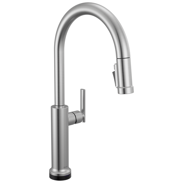 Delta Altado 9186TL Touch2O Technology Kitchen Faucet with Touchless Technology - Arctic Stainless