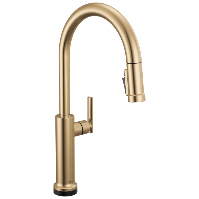 Delta Altado 9186TL Touch2O Technology Kitchen Faucet with Touchless Technology - Champagne Bronze