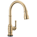 Delta Broderick 9190TL TouchTouch 2O Technology Kitchen Faucet with Touchless Technology - Champagne Bronze