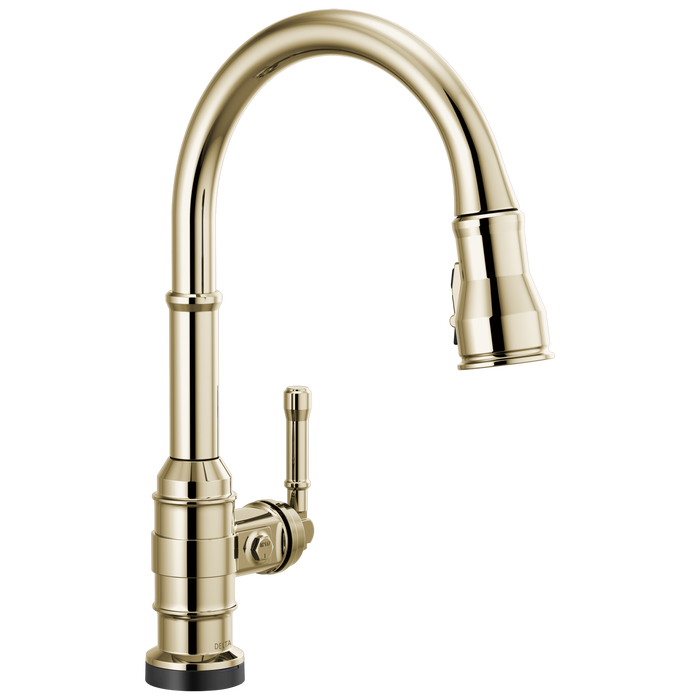 Delta Broderick 9190TL TouchTouch 2O Technology Kitchen Faucet with Touchless Technology - Polished Nickel