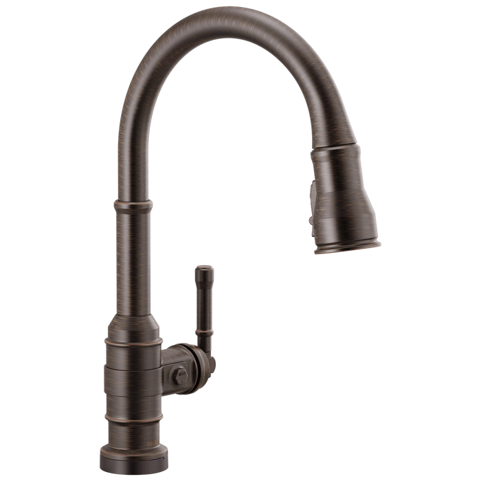 Delta Broderick 9190TL TouchTouch 2O Technology Kitchen Faucet with Touchless Technology - Venetian Bronze