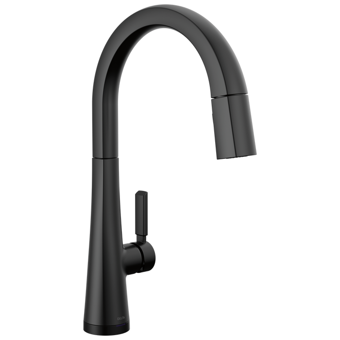 Delta Monrovia 9191TL TouchTouch 2O Technology Kitchen Faucet with Touchless Technology - Matte Black