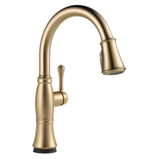Delta Cassidy: Single Handle Pull-Down Kitchen Faucet with Touch<sub>2</sub>O and ShieldSpray Technologies