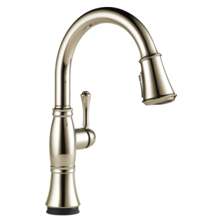 Delta Cassidy: Single Handle Pull-Down Kitchen Faucet with Touch<sub>2</sub>O and ShieldSpray Technologies