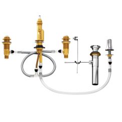 Moen 9265 1/2" IPS Bidet Rough-in Valve with 6" - 16" Centers