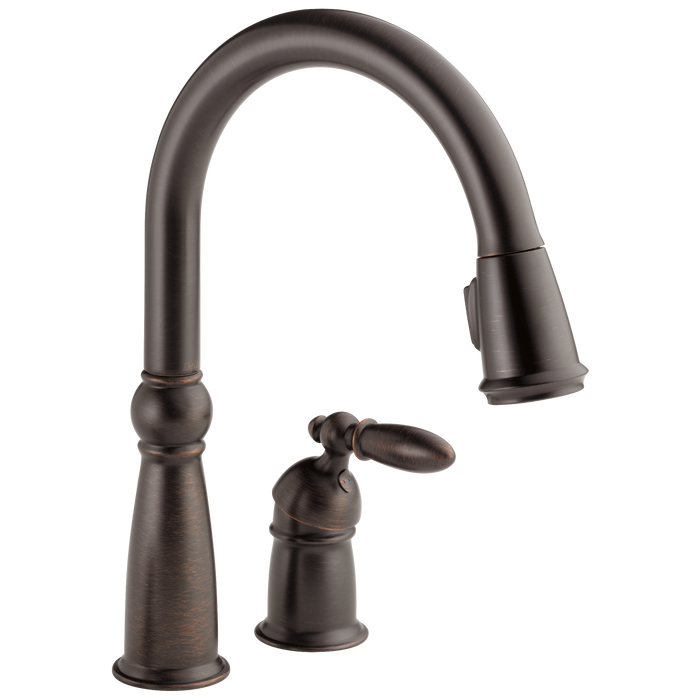 Delta 955-DST Victorian Single Handle Pull-down Kitchen Faucet