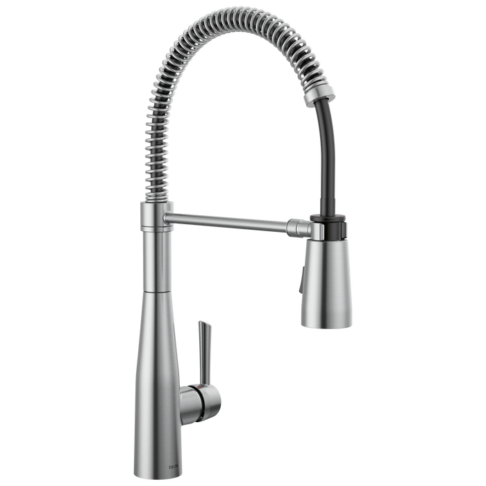 Delta Essa 9613-CZ Single-Handle Pull-Down Spring Kitchen Faucet - Arctic Stainless