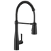 Delta Essa 9613-CZ Single-Handle Pull-Down Spring Kitchen Faucet - Matte Black