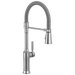 Delta Renaldi 9684 Single-Handle Pull-Down Spring Kitchen Faucet - Lumicoat Arctic Stainless