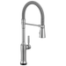 Delta Renaldi 9684TL Touch2O Technology Kitchen Faucet with Touchless Technology - Lumicoat Arctic Stainless
