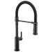 Delta Cordova 9685 Single Handle Pull-Down Kitchen Faucet With Spring Spout - Matte Black