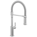 Delta Cordova 9685 Single Handle Pull-Down Kitchen Faucet With Spring Spout - Lumicoat Chrome