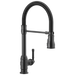 Single Handle Pull-Down Kitchen Faucet With Spring Spout