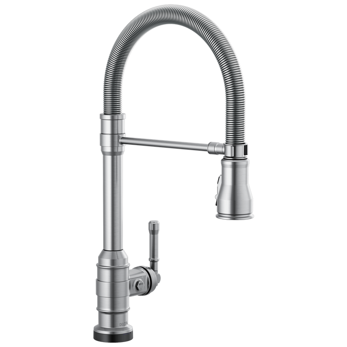 Delta Delta Broderick™: Single Handle Pull-Down Kitchen Faucet Spring Spout with Touch2O Technology
