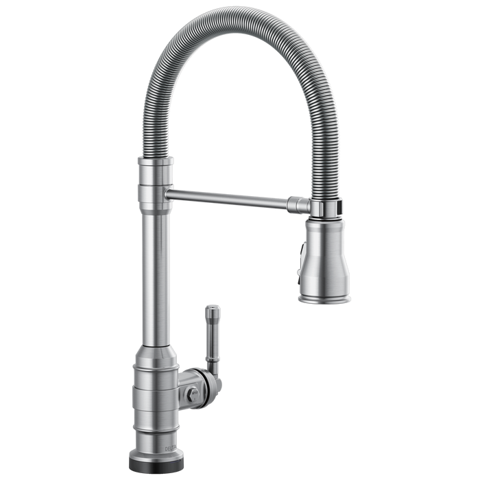 Delta Broderick 9690TL TouchTouch 2O Technology Kitchen Faucet with Touchless Technology - Arctic Stainless