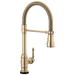 Delta Broderick 9690TL TouchTouch 2O Technology Kitchen Faucet with Touchless Technology - Champagne Bronze