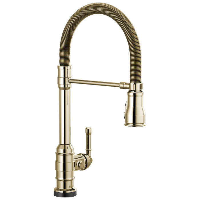 Delta Broderick 9690TL TouchTouch 2O Technology Kitchen Faucet with Touchless Technology - Polished Nickel