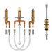 Moen 9793 Roman Tub with Diverter 10" - 24" Center 1/2" CPVC Crimp Ring Pex Connection