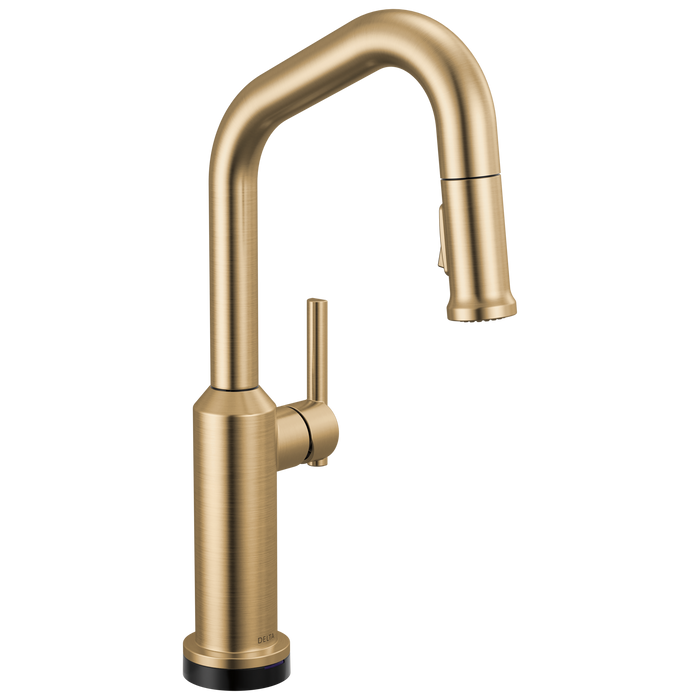 Delta Cordova 9885TL Touch2O Bar / Prep Faucet with Touchless Technology - Lumicoat Champagne Bronze