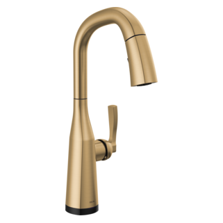 Delta Stryke: Single Handle Pull Down Bar/Prep Faucet with Touch 2O Technology