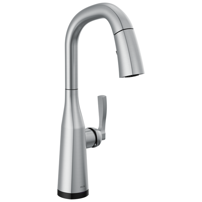 Delta Stryke 9976TL Touch2O Bar / Prep Faucet with Touchless Technology - Lumicoat Arctic Stainless