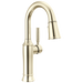 Delta Renaldi 9984 Single Handle Pull-Down Bar / Prep Faucet - Lumicoat Polished Nickel