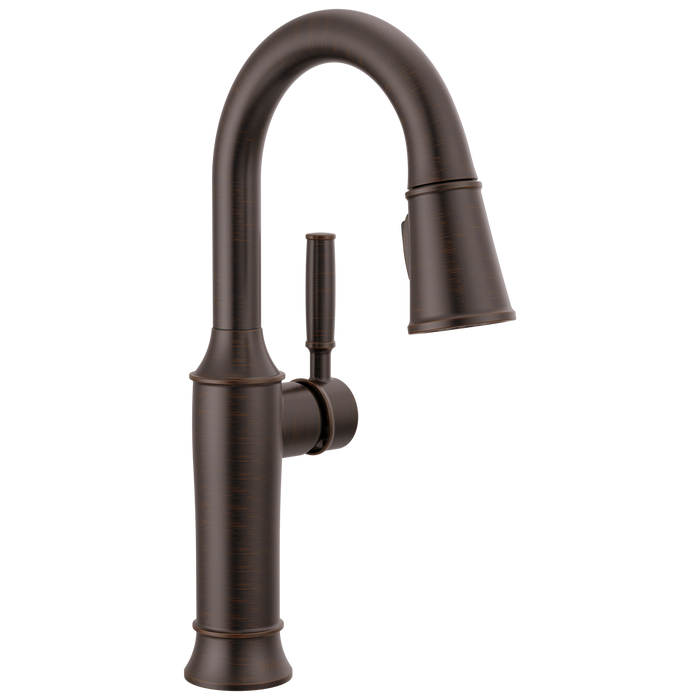 Delta Renaldi 9984 Single Handle Pull-Down Bar / Prep Faucet - Venetian Bronze